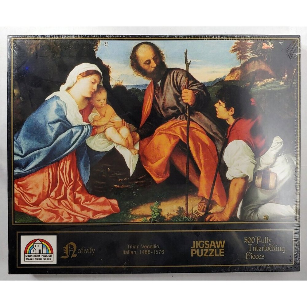 VTG Titian Vecellio: Nativity/Holy Family - 500pc. Jigsaw Puzzle - Random House